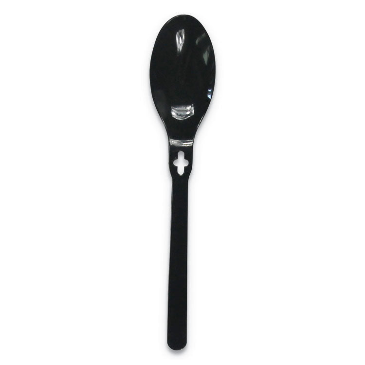 WeGo - Spoon WeGo Polystyrene, Spoon, Black, 1000/Carton