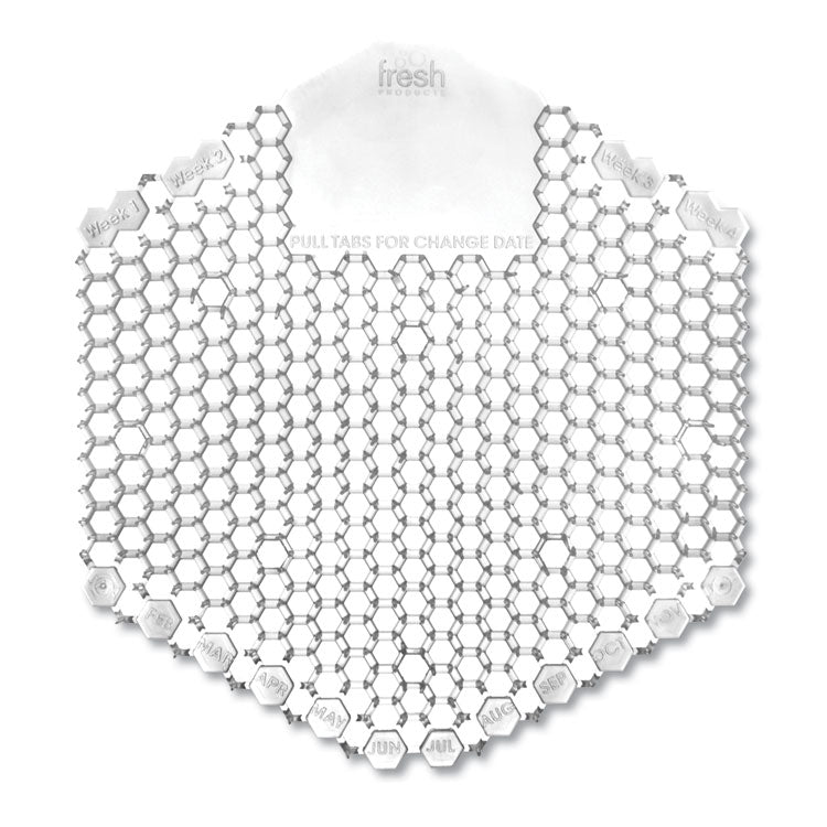 Fresh Products - The Wave Urinal Deodorizer, Honeysuckle Scent, 58 g, Clear, 10/Box, 6 Boxes/Carton