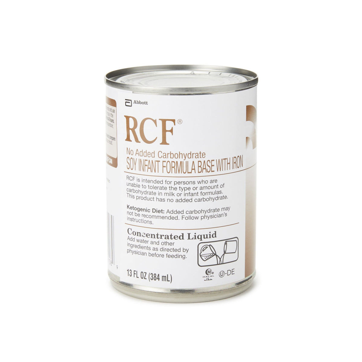 Abbott Nutrition - Infant Formula RCF® Unflavored 13 oz. Can Liquid Low Carbohydrate Seizures [1/EA]