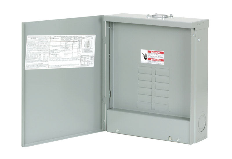 TYPE BR - Eaton 125 amps 120/240 V 12 space 24 circuits Surface Mount Main Lug Load Center