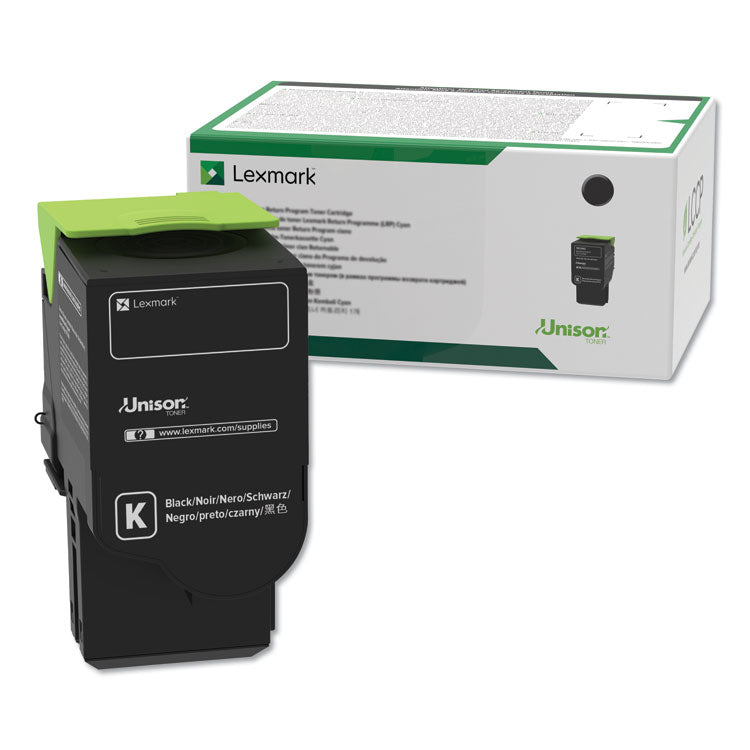 Lexmark - 78C10K0 Return Program Toner, 2,000 Page-Yield, Black