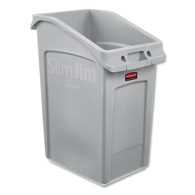 Rubbermaid Commercial - Slim Jim Under-Counter Container, 23 gal, Polyethylene, Gray