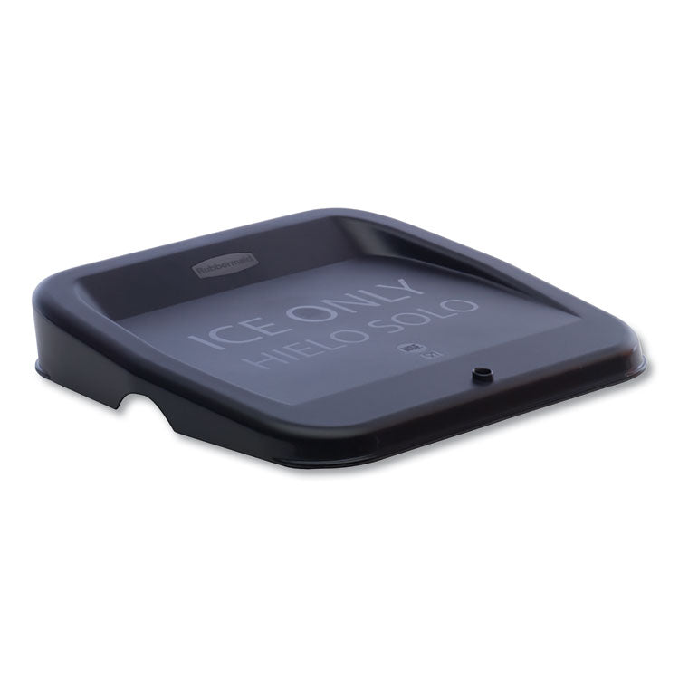 Rubbermaid Commercial - Ice Tote Lid, Black, 4/Carton