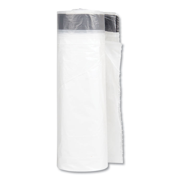 Inteplast Group - Draw-Tuff Institutional Draw-Tape Can Liners, 23 gal, 1 mil, 38" x 28.5", Natural, 150/Carton