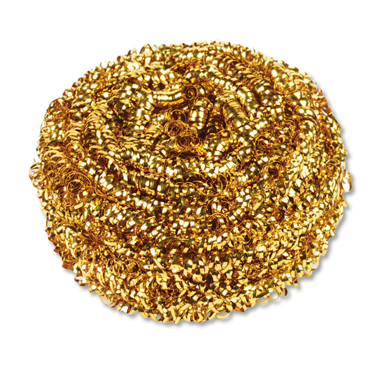 Kurly Kate - Brass Scrubber, 50 g, Gold, 72/Carton