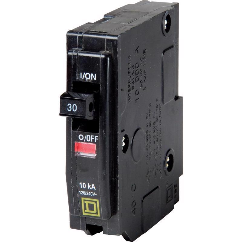 SQUARE D - Square D QO 30 amps Plug In Single Pole Circuit Breaker [QO130CP]