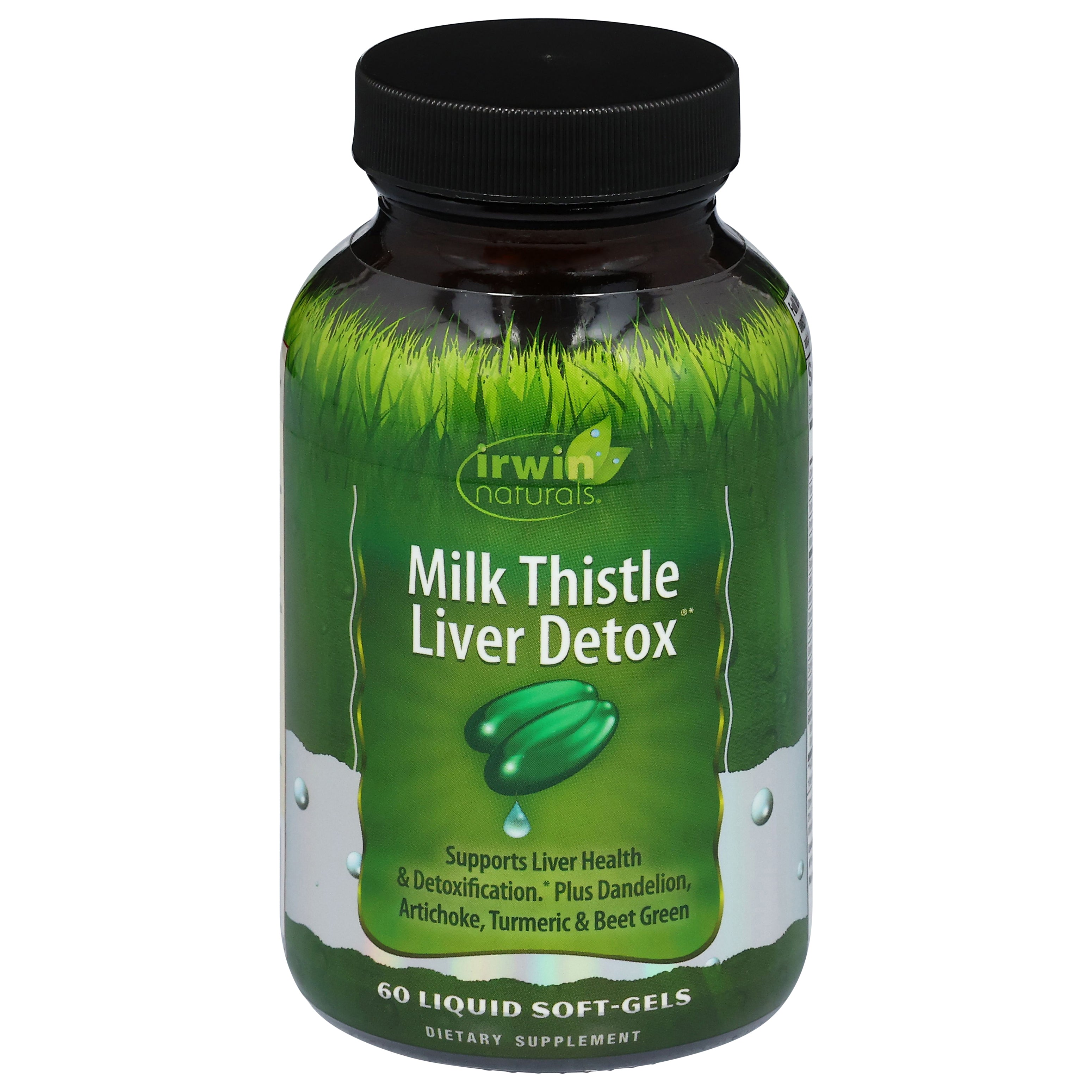 Irwin Naturals Milk Thistle Liver Detox 60 Liquid Soft-Gels - Case of 3