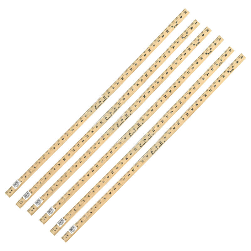 CHARLES LEONARD - Meter Stick with Storage Hole, Pack of 6
