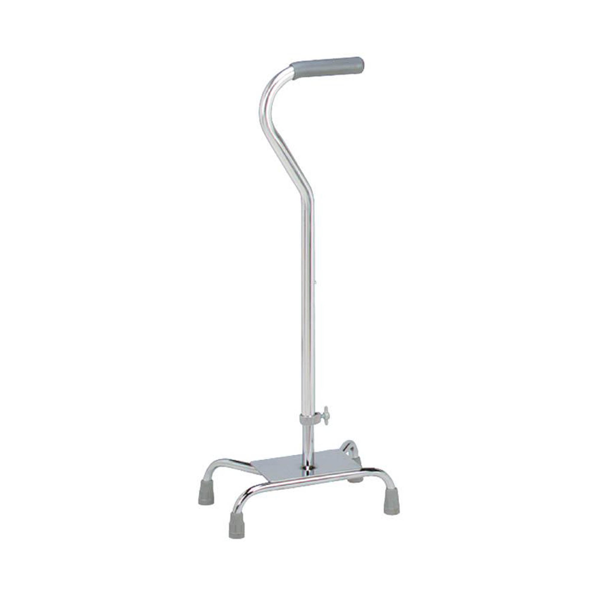 Apex-Carex Healthcare - Large Base Quad Cane Carex® Aluminum 28 to 37 Inch Height Silver [1/EA]