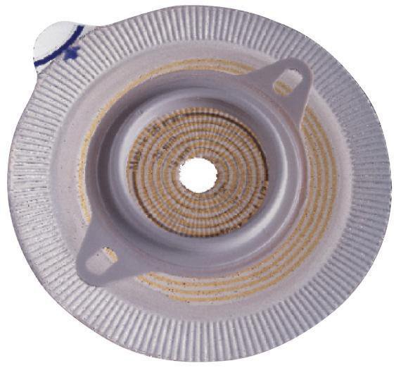 Coloplast - Ostomy Barrier Assura® Xpro Precut, Extended Wear Silicone Based Adhesive 40 mm Flange Green Code System Synthetic Resin 7/8 Inch Opening [5/BX]