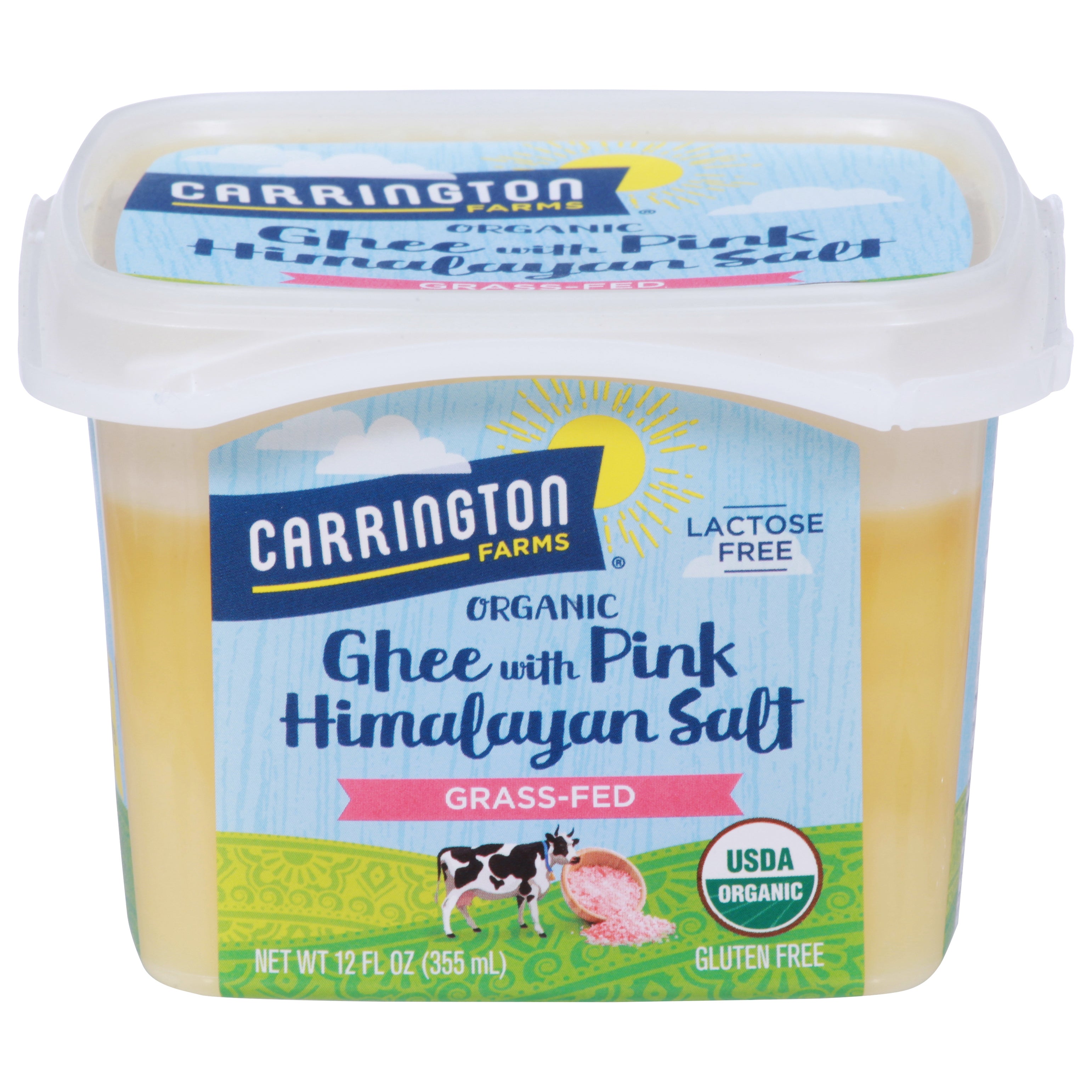Carrington Farms Organic Pink Himalayan Salt Ghee 12 fl oz - Case of 6