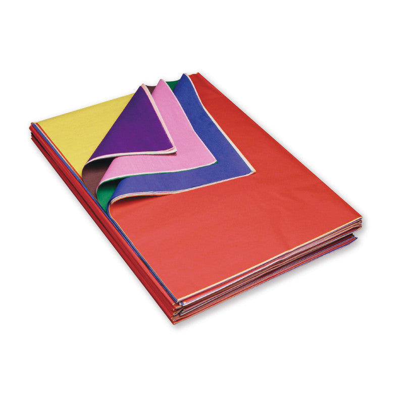 KOLORFAST - Assorted Tissue Ream, 10 Assorted Colors, 20" x 30", 480 Sheets
