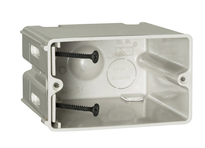 ALLIED MOULDED - Allied Moulded SliderBox 23 cu in Rectangle Polycarbonate 1 gang Outlet Box Beige