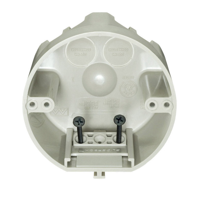 ALLIED MOULDED - Allied Moulded SliderBox 25 cu in Round Polycarbonate 4 gang Junction Box Beige