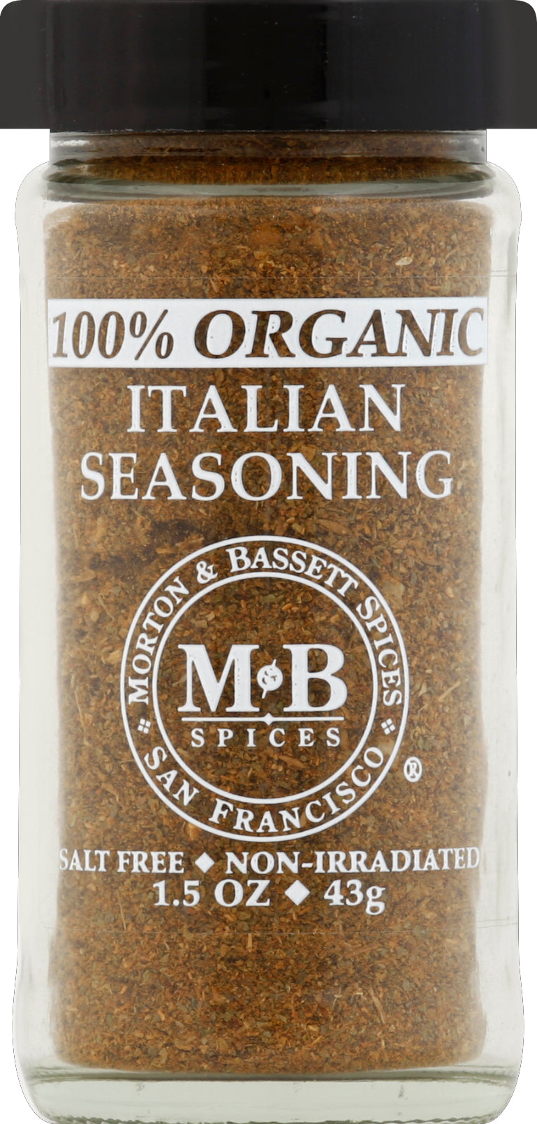 Morton & Bassett Italian Seasoning 1.5 oz - Case of 3
