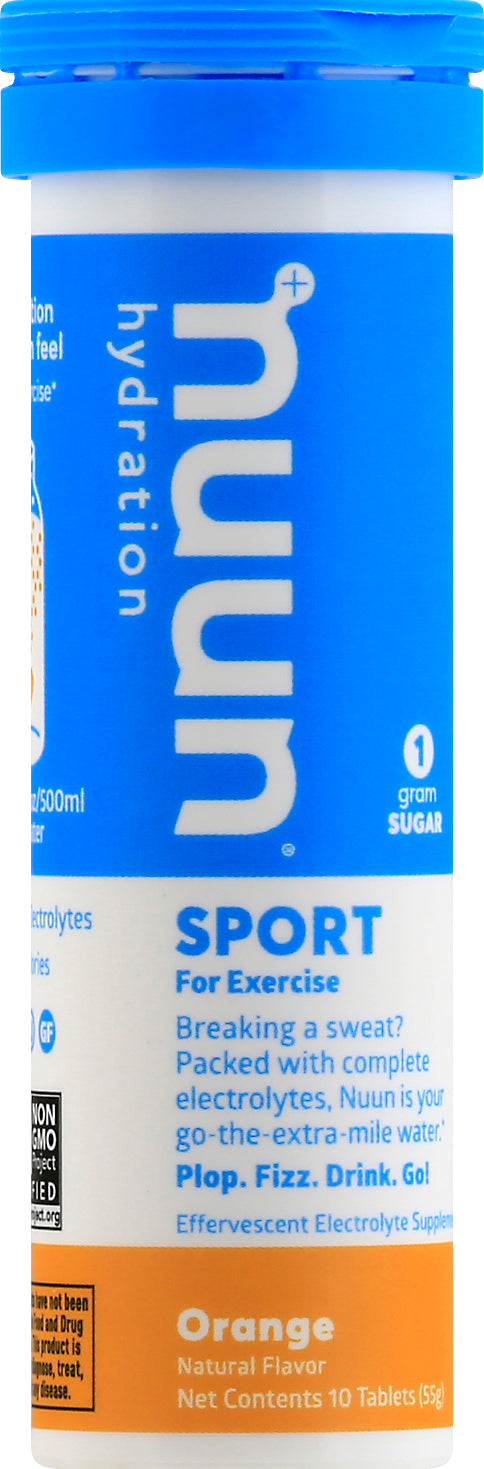 Nuun Hydration Tablets Orange Sport 10 ea - Case of 8
