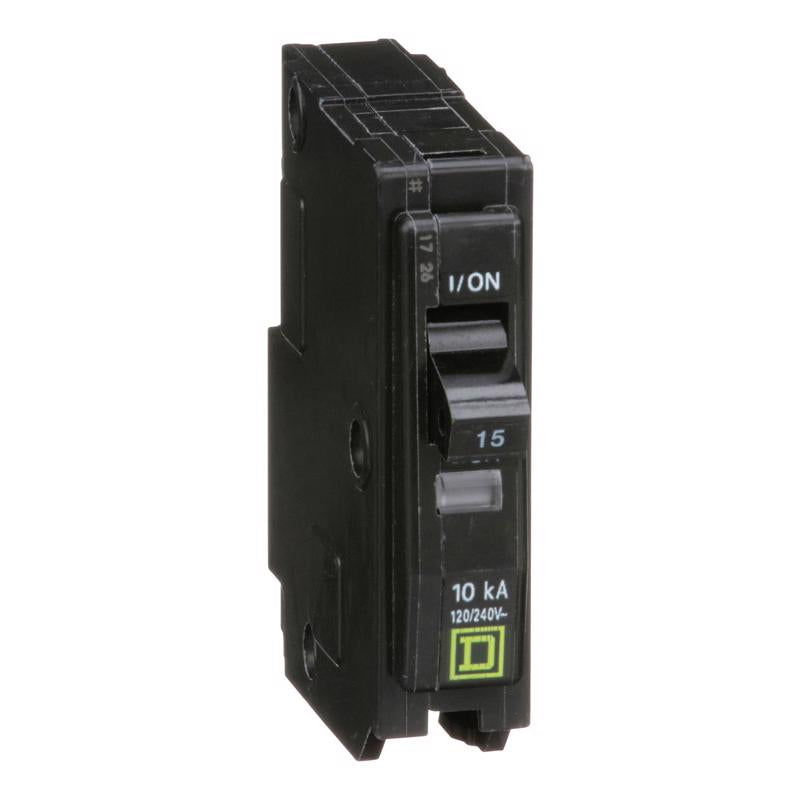 SQUARE D - Square D QO 15 amps Plug In Single Pole Circuit Breaker [QO115C]