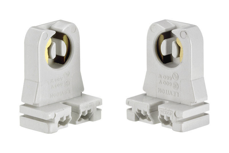 LEVITON - Leviton Thermoset Plastic Fluorescent Pedestal Base Lampholder 1 pk [C20-13351-00W]