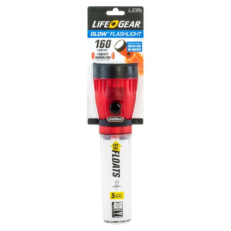 LIFE+GEAR - Life+Gear Glow 12 lm Red LED Flashlight AA Battery - Case of 6
