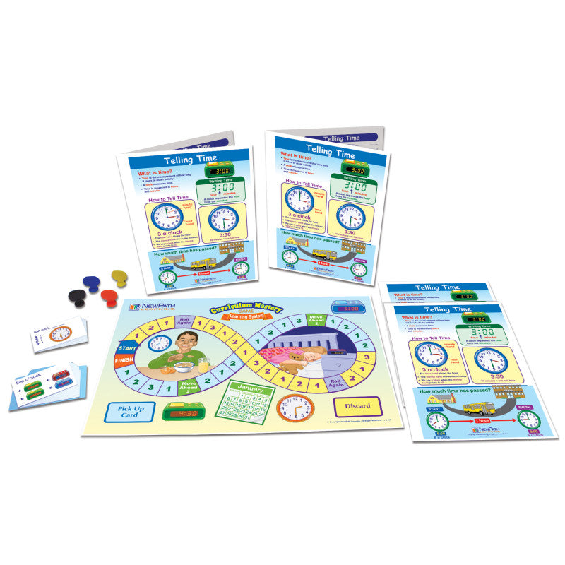 NEWPATH LEARNING - Math Learning Centers, Telling Time, Grade 1-3