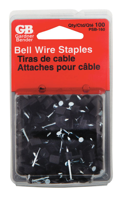 GARDNER BENDER - Gardner Bender 3/16 in. W Polyethylene Insulated Wire Staple 100 pk