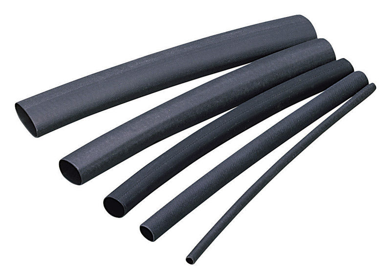 GARDNER BENDER - Gardner Bender 3/32 in. D Heat Shrink Tubing Black 8 pk