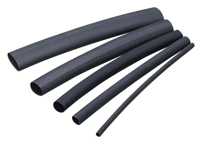 GARDNER BENDER - Gardner Bender 1/8 in. D Heat Shrink Tubing Black 7 pk