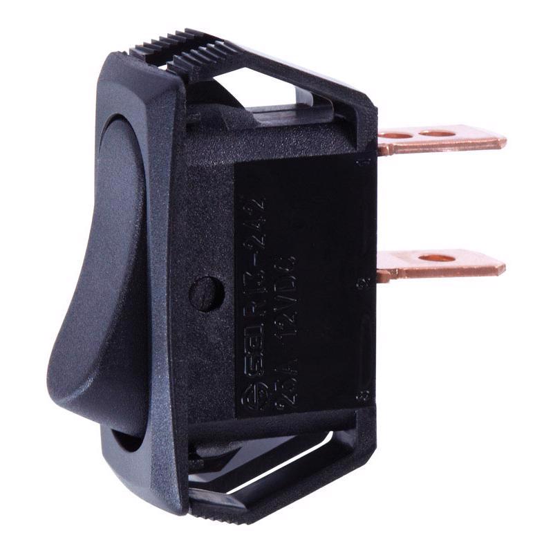 JANDORF - Jandorf 25 amps Single Pole Rocker Automotive/Marine Switch Black 1 pk