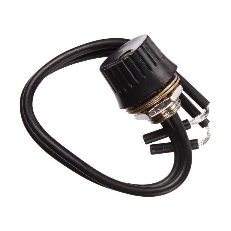 JANDORF - Jandorf 3 amps Single Pole Rotary Appliance Switch Black 1 pk