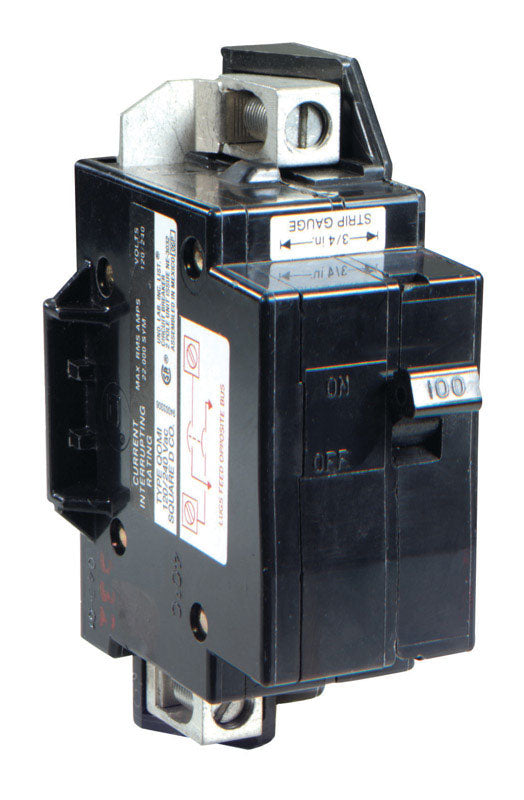 SQUARE D - Square D QO 100 amps Plug In 2-Pole Circuit Breaker [QOM100VHCP]