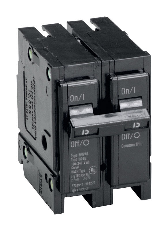 CUTLER HAMMER - Eaton Cutler-Hammer 15 amps Plug In 2-Pole Circuit Breaker [BR215]