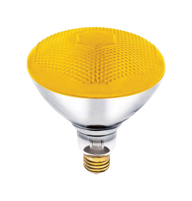 WESTINGHOUSE - Westinghouse Bug Light 100 W E26 Floodlight Incandescent Bulb E26 (Medium) Yellow 1 pk