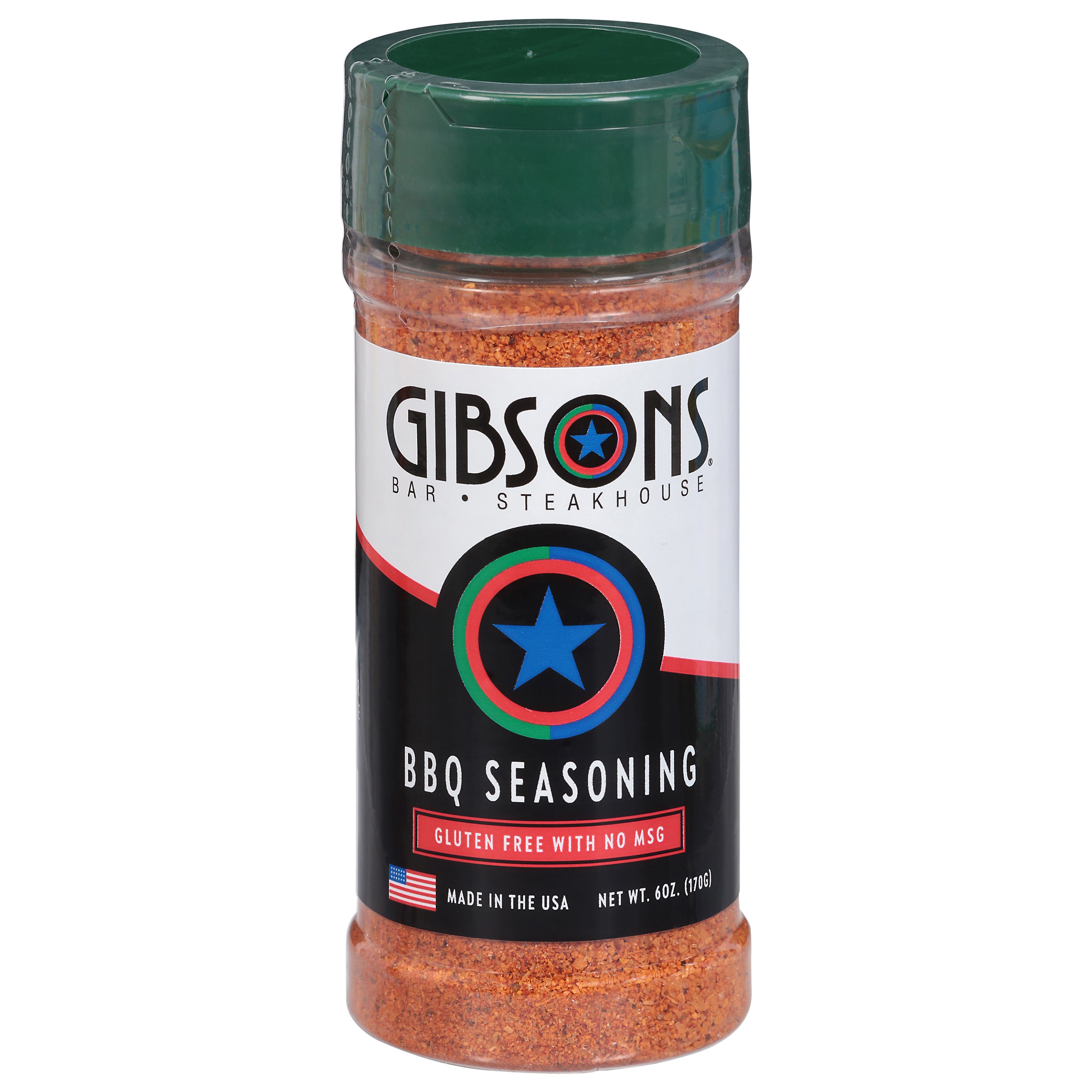 Gibsons Bar & Steakhouse BBQ Seasoning 6 oz - Case of 12