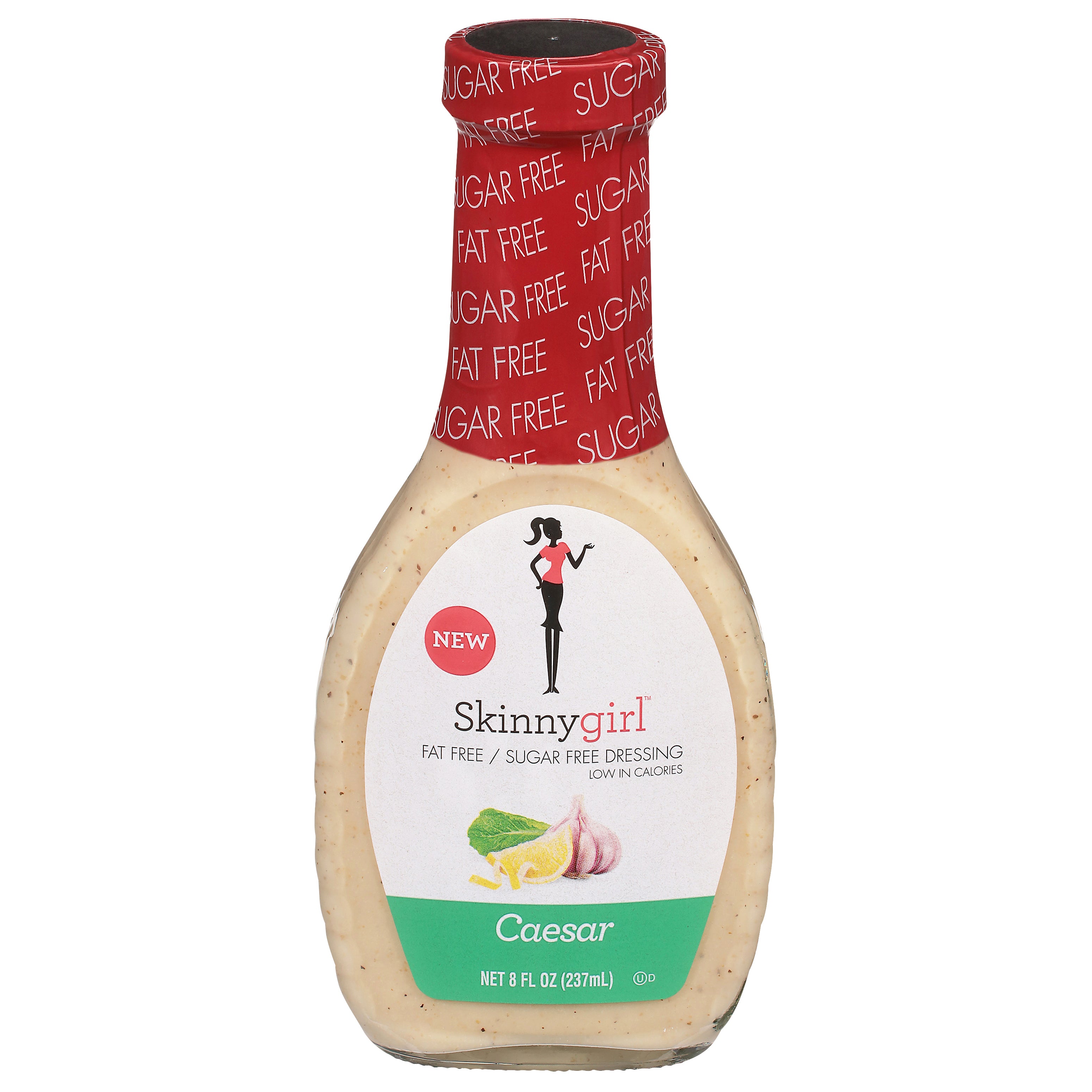 Skinnygirl Fat-free, Sugar-free Caesar Dressing, Kosher, 8 fl oz - Case of 12
