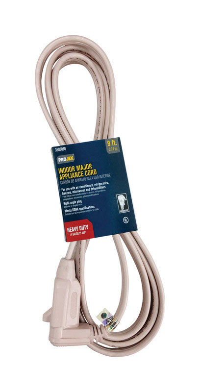 PROJEX - Projex 14/3 SPT-3 9 ft. L Appliance Cord