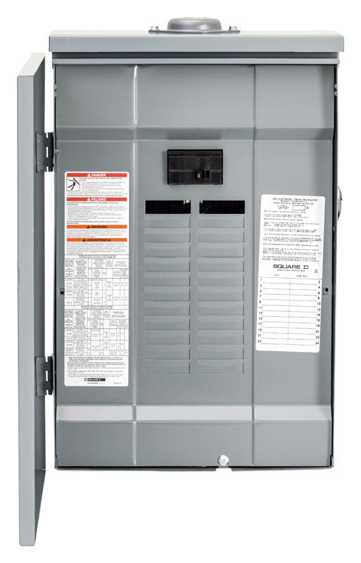 SQUARE D - Square D QO 100 amps 120/2400 V 24 space 24 circuits Wall Mount Main Breaker Load Center