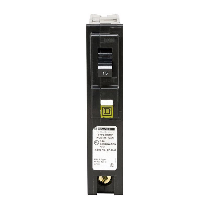 SQUARE D - Square D HomeLine 15 amps Arc Fault Single Pole Circuit Breaker