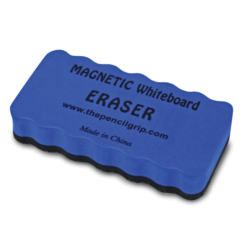 THE PENCIL GRIP - Magnetic Whiteboard Eraser, 4" x 2", Blue, Pack of 24