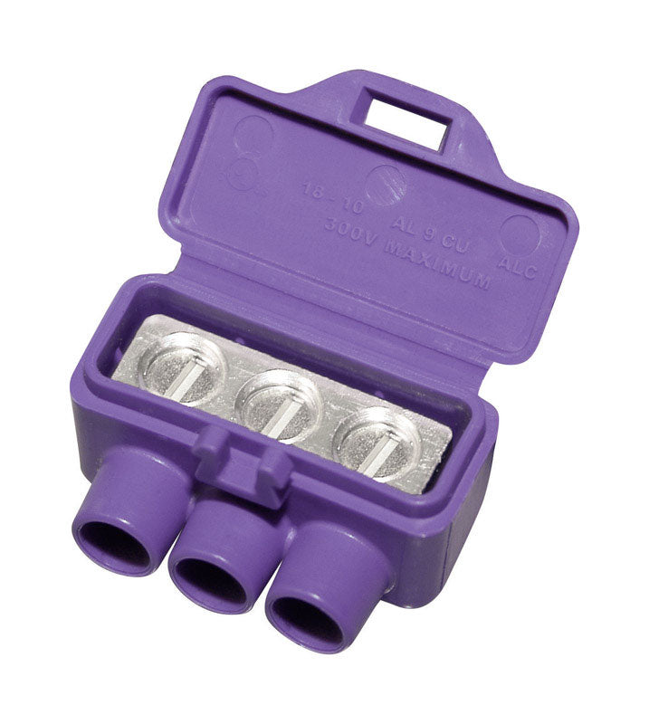 KING INNOVATION - King Innovation AlumiConn Aluminium Wire Aluminum to Copper Lug Purple 2 pk