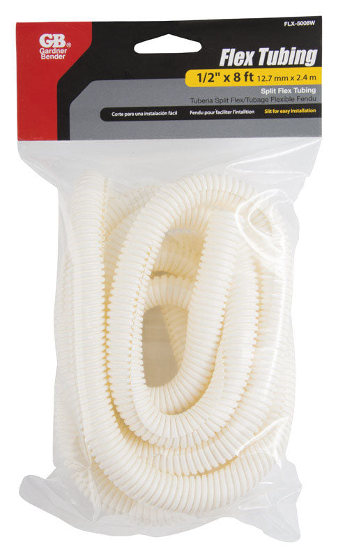 GARDNER BENDER - Gardner Bender 8 ft. L White Polyethylene Flex Tube