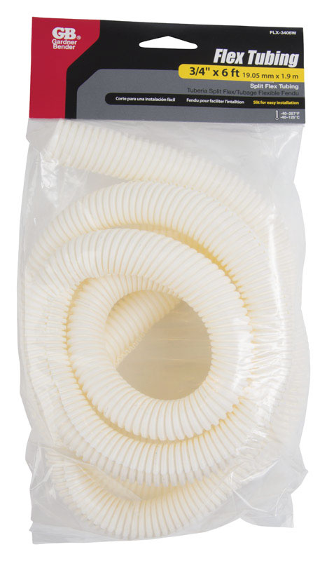 GARDNER BENDER - Gardner Bender 72 in. L White Polyethylene Flex Tube