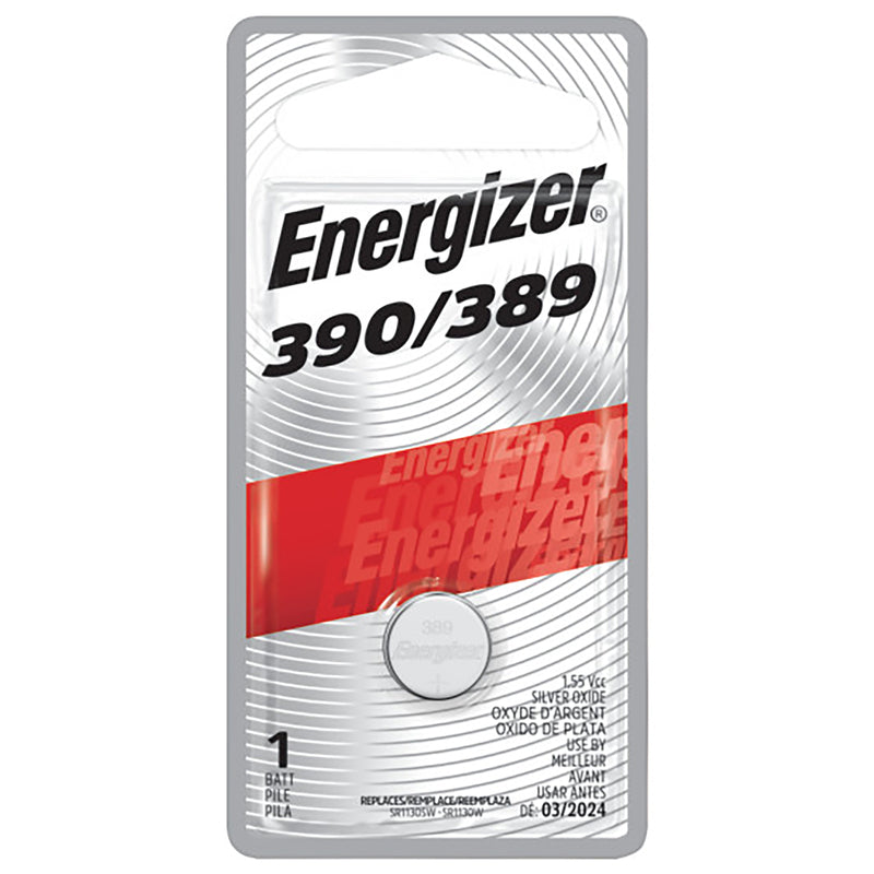 ENERGIZER - Energizer Silver Oxide 389/390 1.55 V 0.08 Ah Electronic/Watch Battery 1 pk