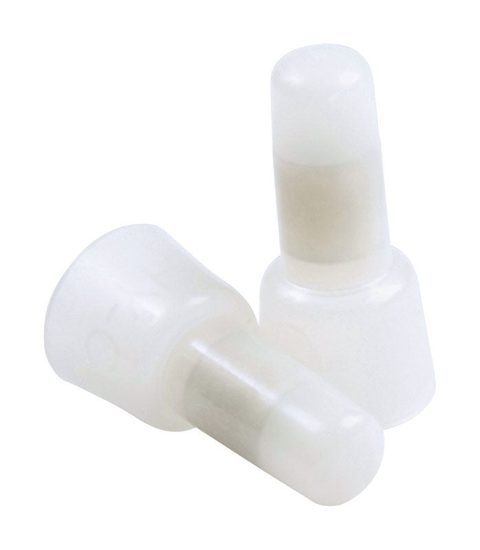 GARDNER BENDER - Gardner Bender 22-10 Ga. Insulated Wire Pigtail Crimp Connector White 10 pk