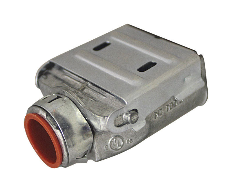 SIGMA ENGINEERED SOLUTIONS - Sigma Engineered Solutions Double Snap Lock 3/8 in. D Die-Cast Zinc Duplex Connector For AC, MC and