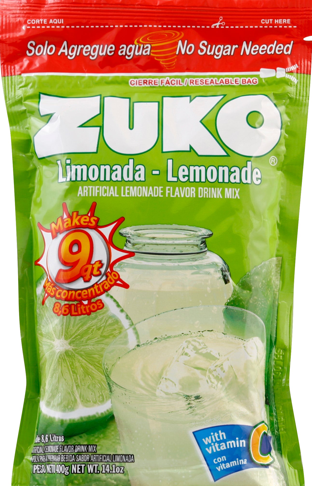 Zuko Drink Mix 14.1 oz - Case of 12