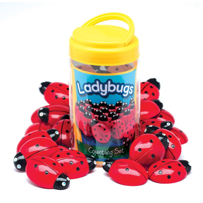 YELLOW DOOR - Ladybugs Counting Set, Pack of 22