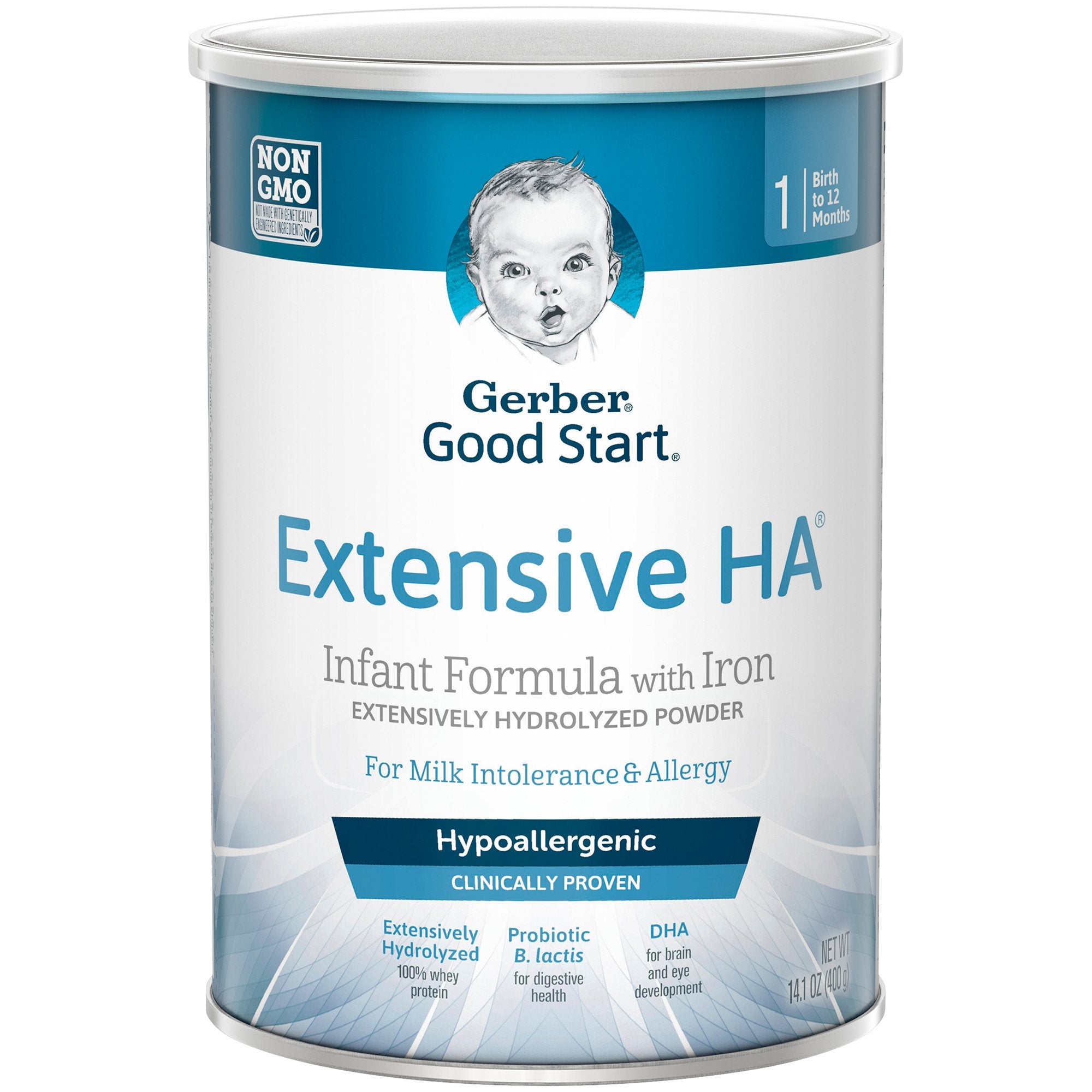 Nestle Healthcare Nutrition - Infant Formula Gerber® Good Start® Extensive HA Unflavored 14.1 oz. Can Powder Whey Protein Cow's Milk Allergy [1/CN]