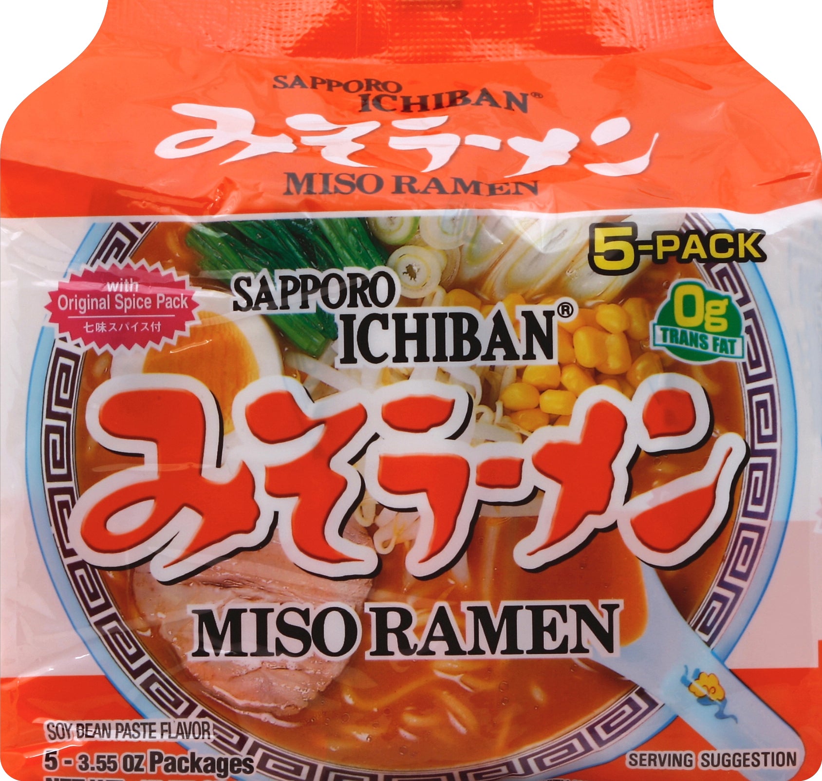 Sapporo Ichiban Miso Ramen 5 ea - Case of 6