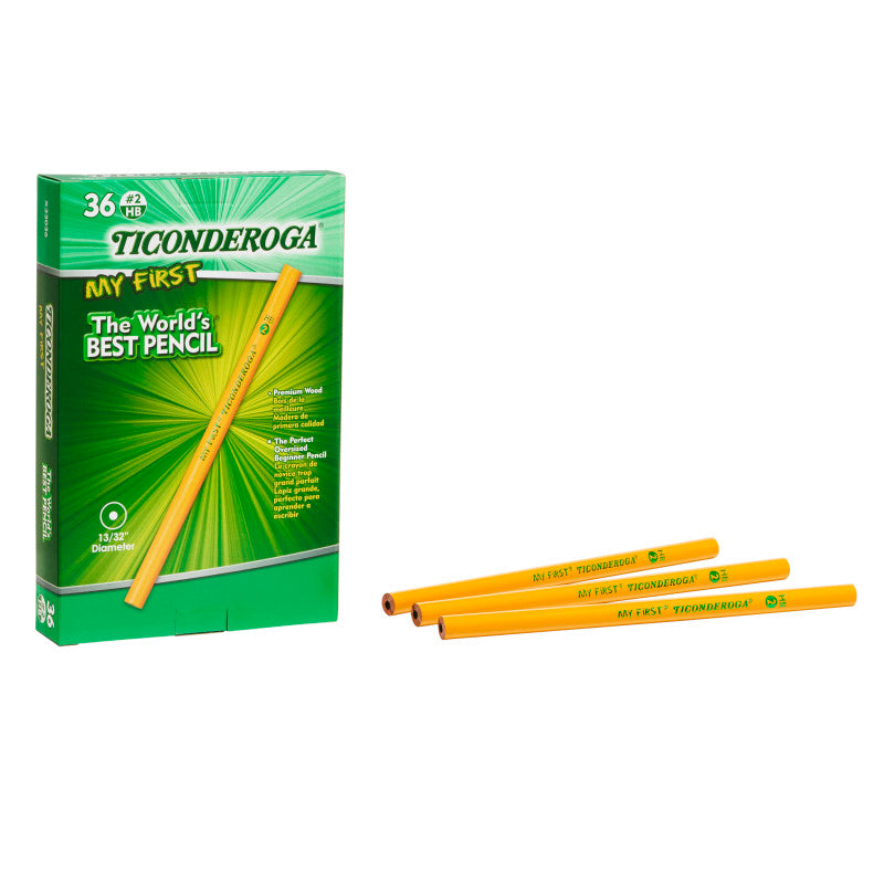 TICONDEROGA - My First Ticonderoga® Pencil without Eraser, 36 Count