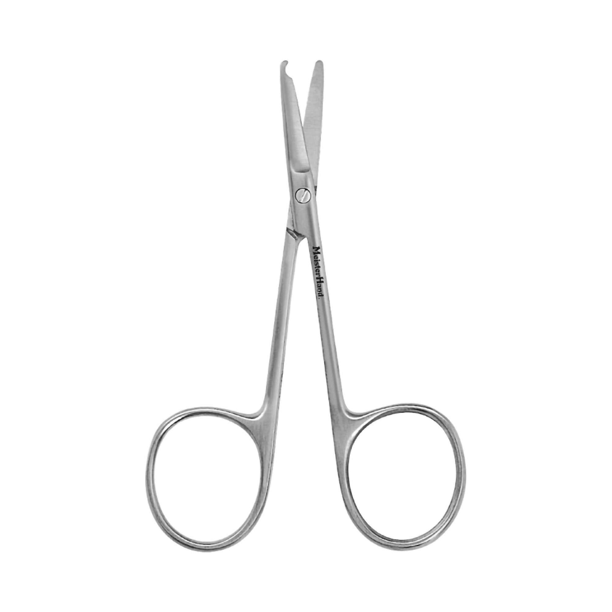 Integra Lifesciences - Stitch Scissors MeisterHand® Spencer 3-1/2 Inch Length Surgical Grade Stainless Steel NonSterile Finger Ring Handle Straight Blunt Tip / Blunt Tip [1/EA]